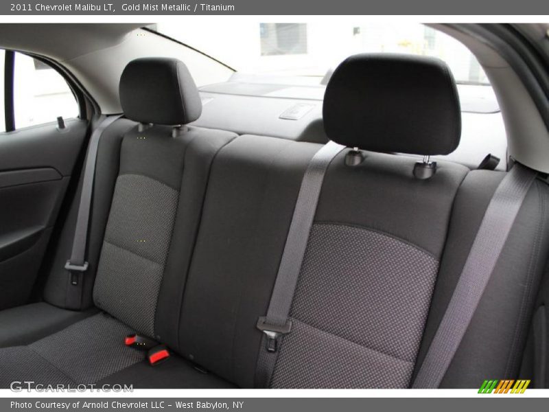 Gold Mist Metallic / Titanium 2011 Chevrolet Malibu LT