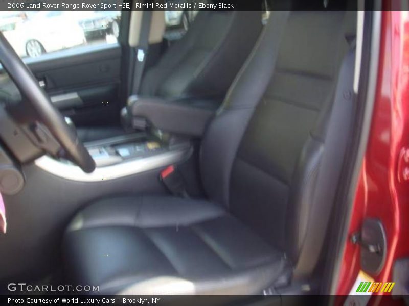 Rimini Red Metallic / Ebony Black 2006 Land Rover Range Rover Sport HSE