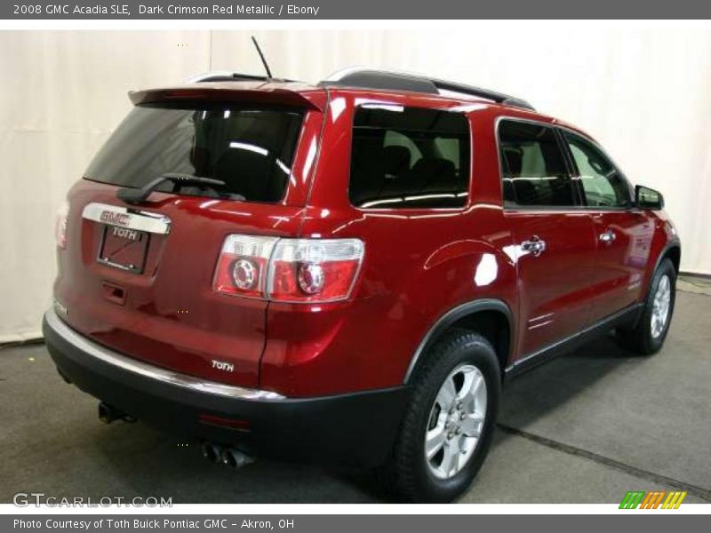 Dark Crimson Red Metallic / Ebony 2008 GMC Acadia SLE