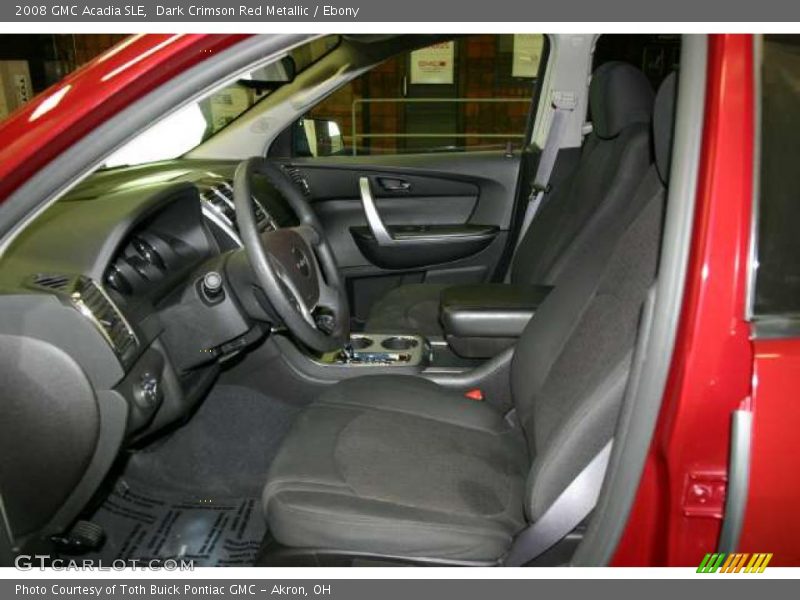 Dark Crimson Red Metallic / Ebony 2008 GMC Acadia SLE