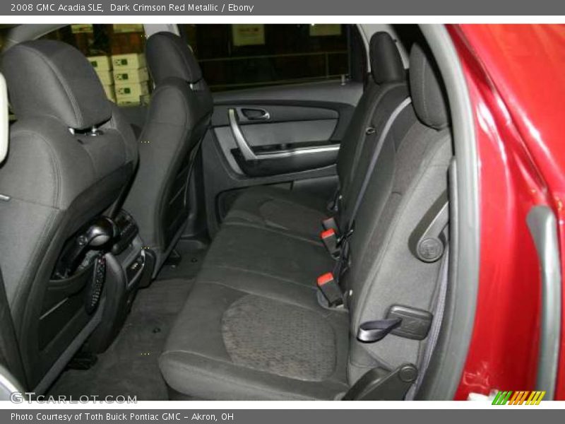 Dark Crimson Red Metallic / Ebony 2008 GMC Acadia SLE