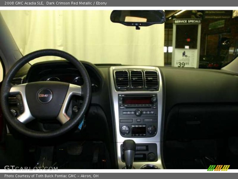 Dark Crimson Red Metallic / Ebony 2008 GMC Acadia SLE