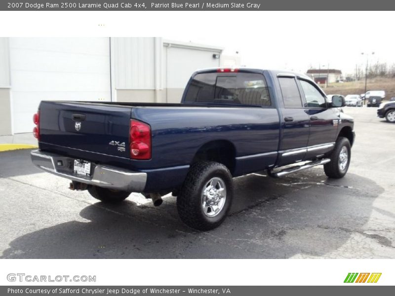  2007 Ram 2500 Laramie Quad Cab 4x4 Patriot Blue Pearl