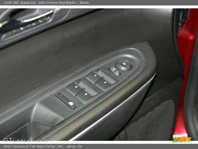 Dark Crimson Red Metallic / Ebony 2008 GMC Acadia SLE