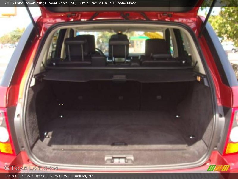 Rimini Red Metallic / Ebony Black 2006 Land Rover Range Rover Sport HSE