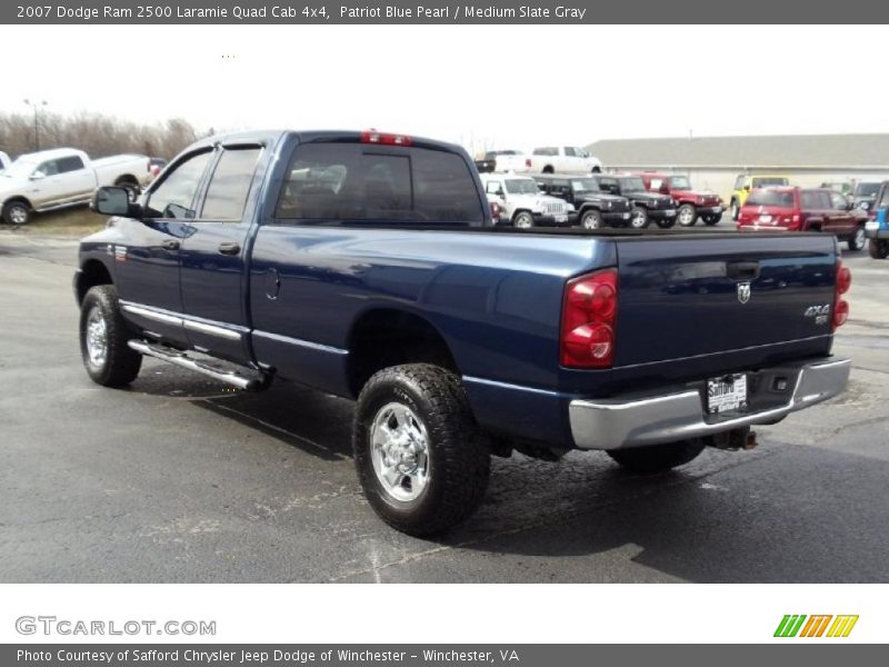  2007 Ram 2500 Laramie Quad Cab 4x4 Patriot Blue Pearl