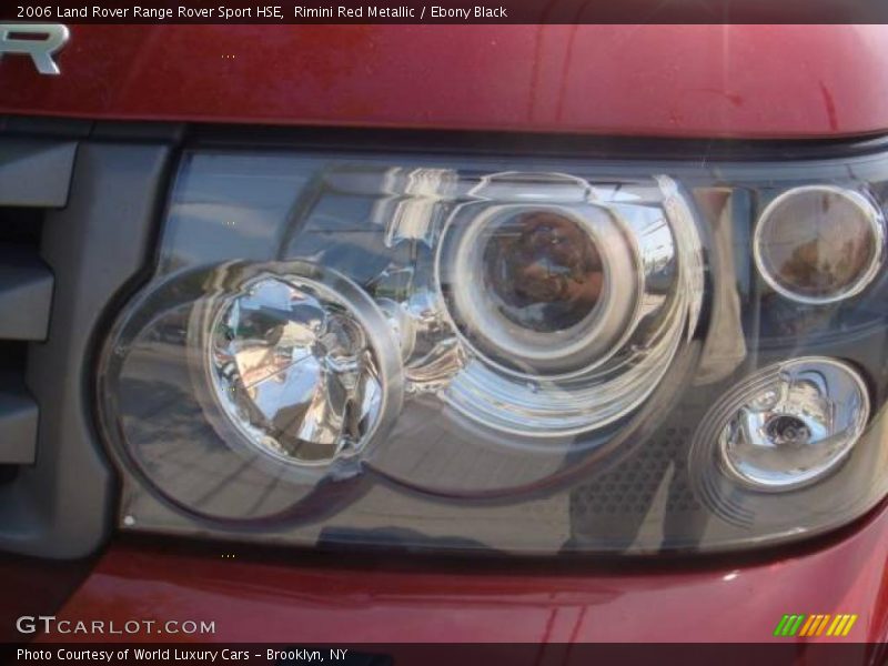 Rimini Red Metallic / Ebony Black 2006 Land Rover Range Rover Sport HSE