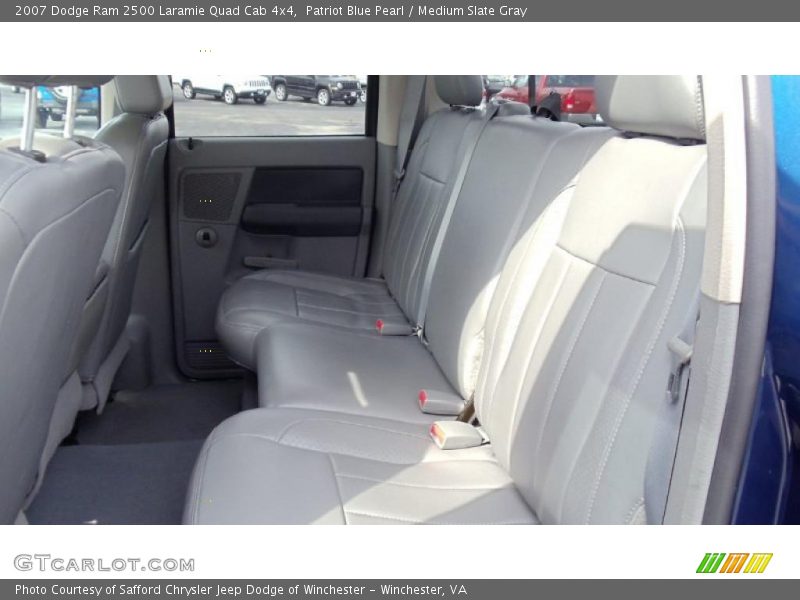 Patriot Blue Pearl / Medium Slate Gray 2007 Dodge Ram 2500 Laramie Quad Cab 4x4