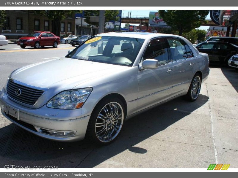 Mercury Metallic / Black 2004 Lexus LS 430