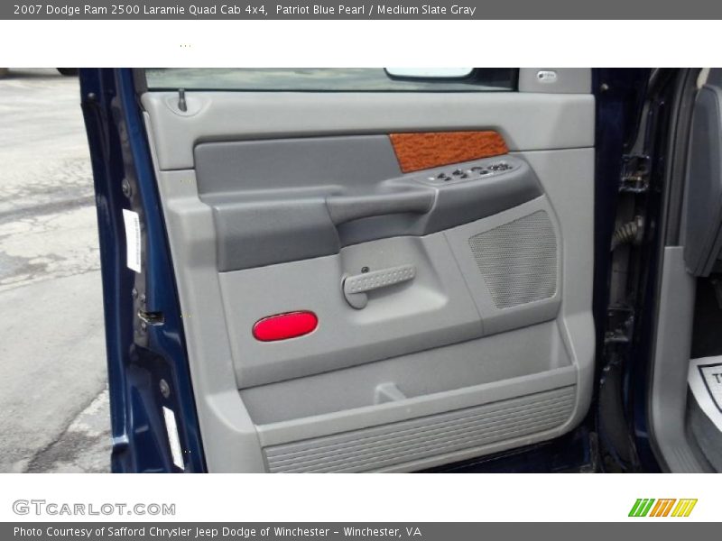 Patriot Blue Pearl / Medium Slate Gray 2007 Dodge Ram 2500 Laramie Quad Cab 4x4