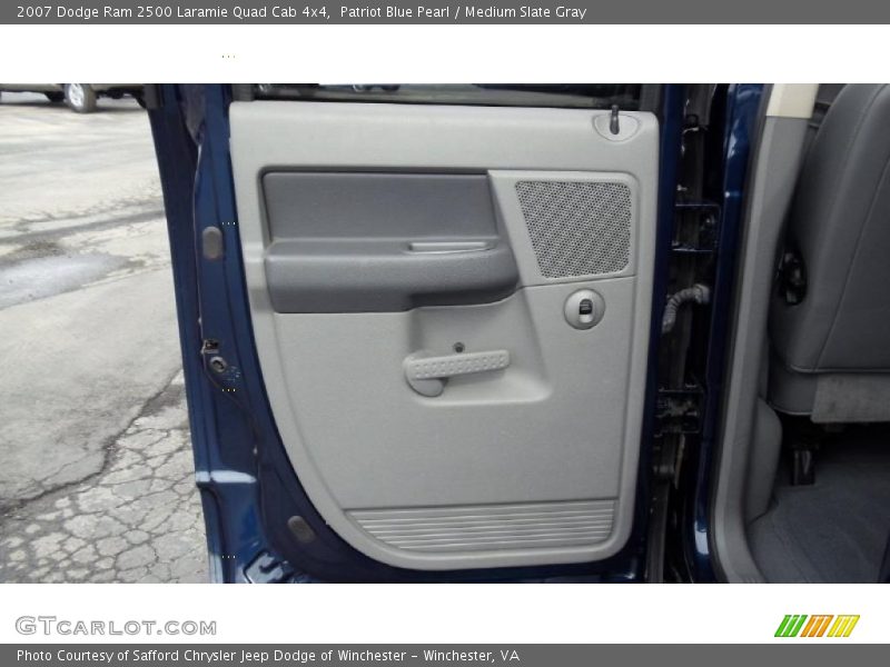 Patriot Blue Pearl / Medium Slate Gray 2007 Dodge Ram 2500 Laramie Quad Cab 4x4