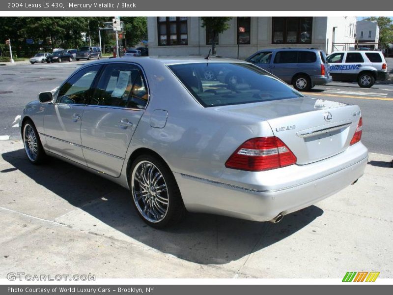 Mercury Metallic / Black 2004 Lexus LS 430