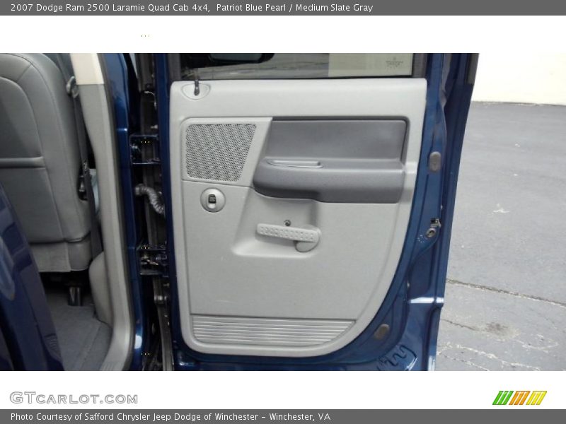 Patriot Blue Pearl / Medium Slate Gray 2007 Dodge Ram 2500 Laramie Quad Cab 4x4