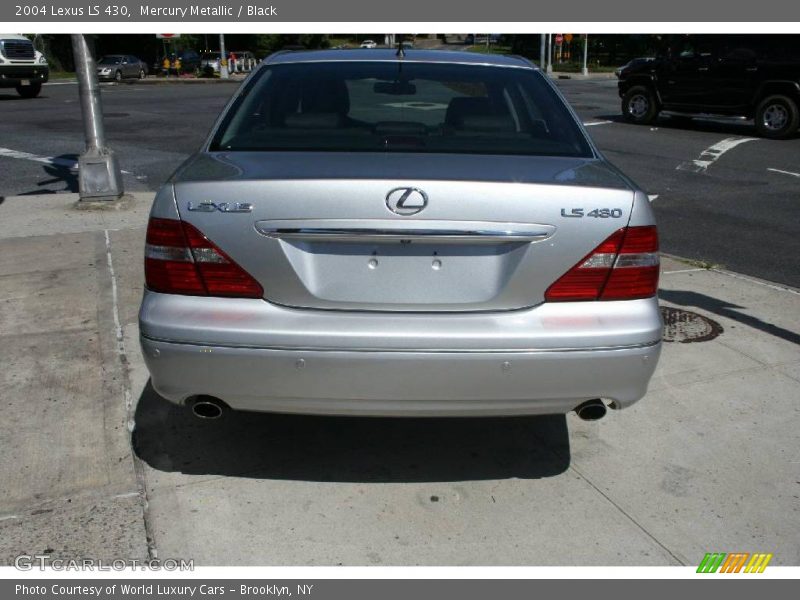 Mercury Metallic / Black 2004 Lexus LS 430