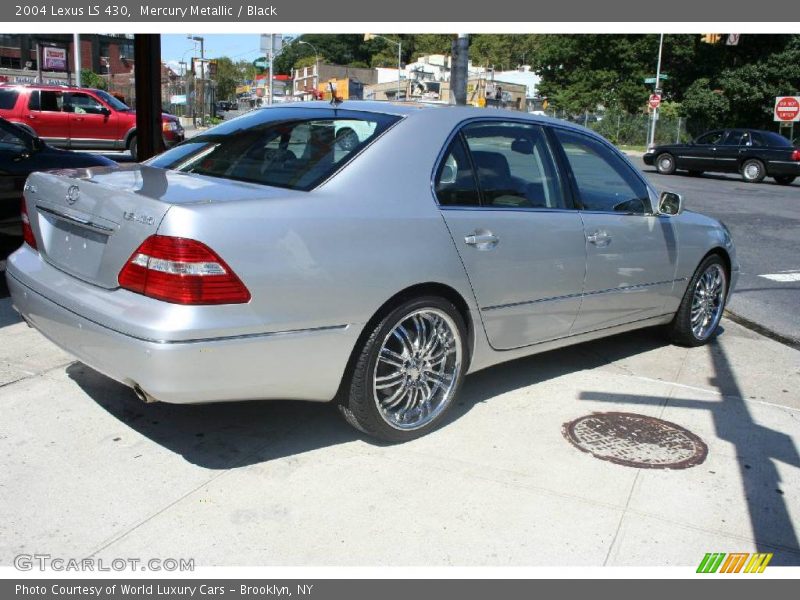 Mercury Metallic / Black 2004 Lexus LS 430