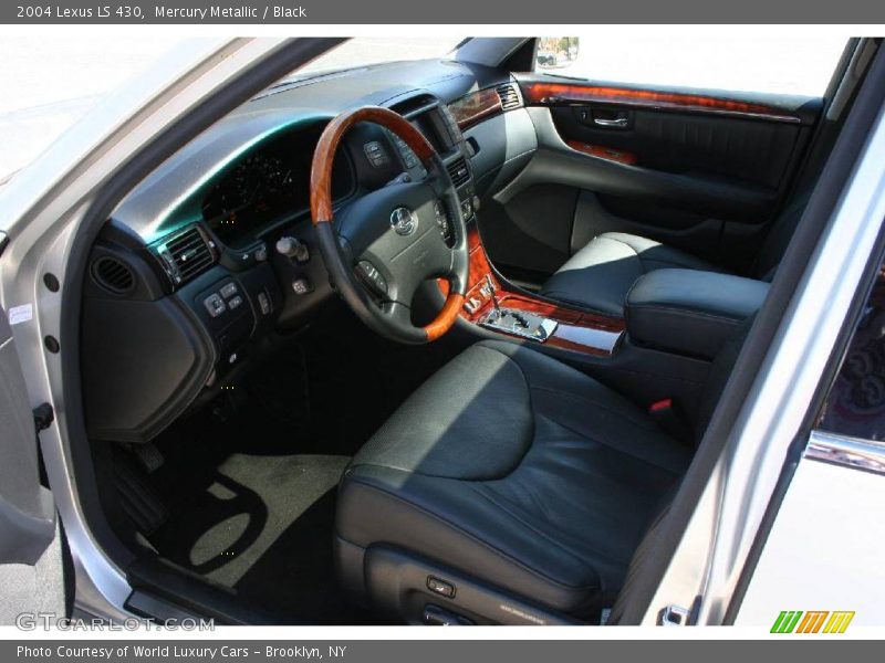 Mercury Metallic / Black 2004 Lexus LS 430