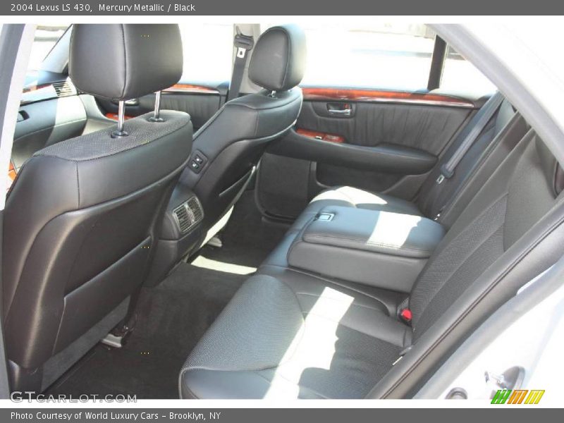 Mercury Metallic / Black 2004 Lexus LS 430