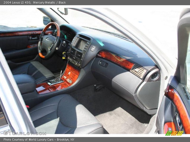 Mercury Metallic / Black 2004 Lexus LS 430