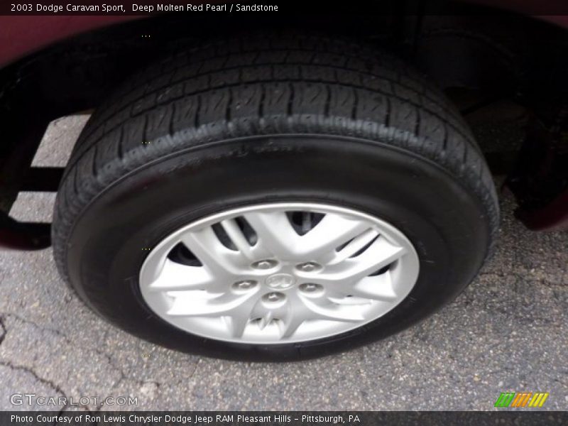 Deep Molten Red Pearl / Sandstone 2003 Dodge Caravan Sport