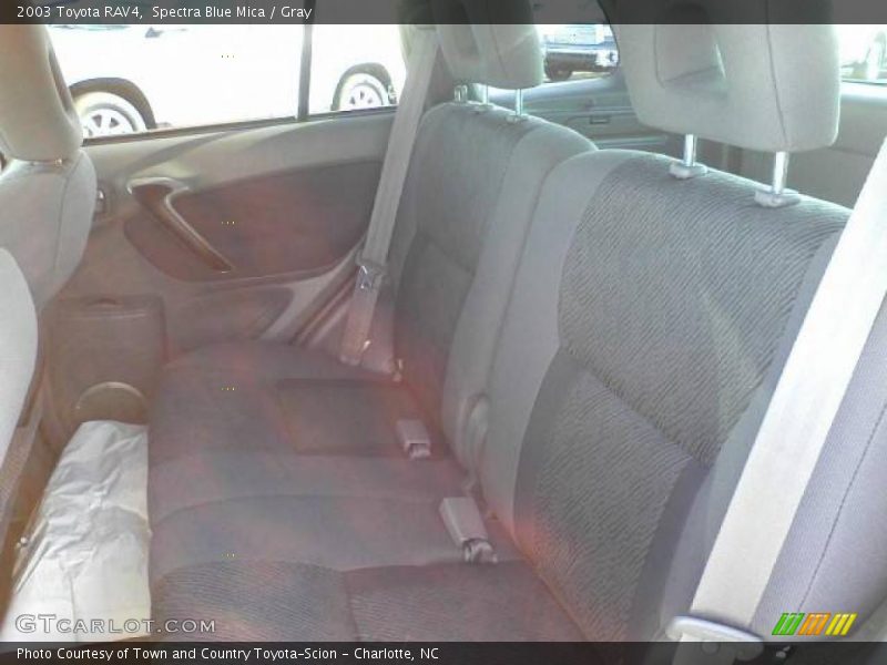 Spectra Blue Mica / Gray 2003 Toyota RAV4
