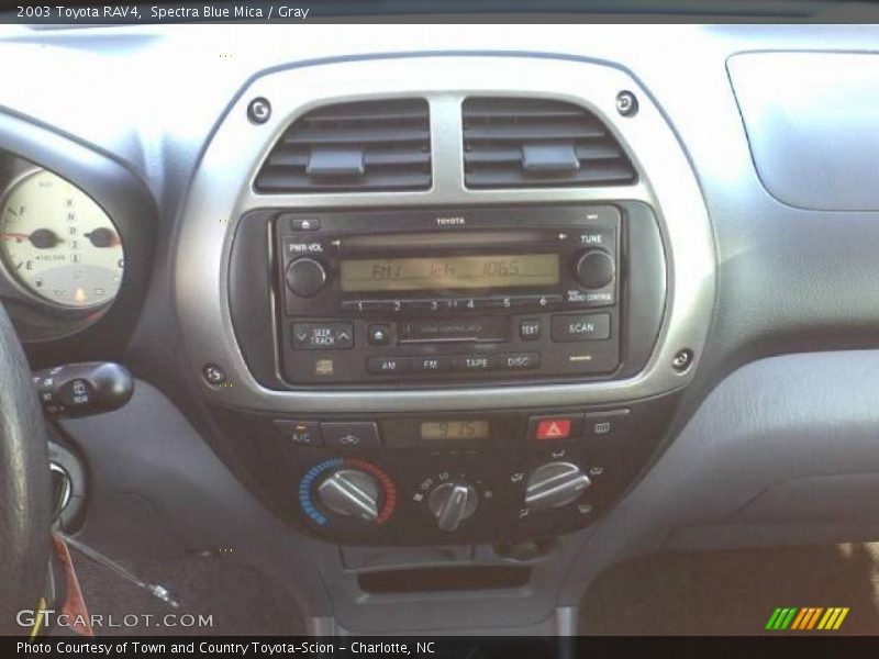 Spectra Blue Mica / Gray 2003 Toyota RAV4