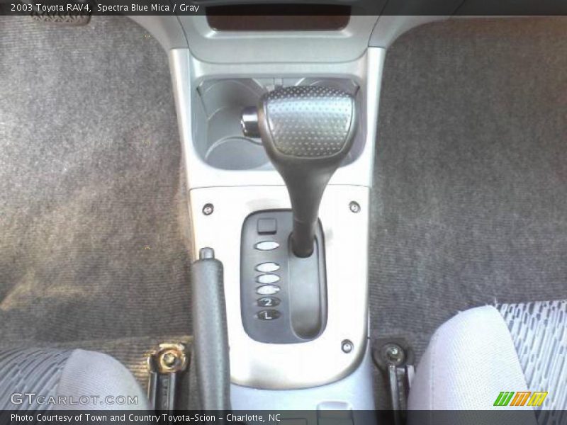 Spectra Blue Mica / Gray 2003 Toyota RAV4