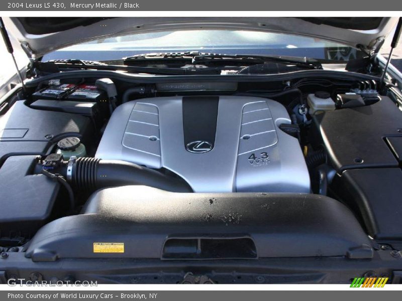 Mercury Metallic / Black 2004 Lexus LS 430