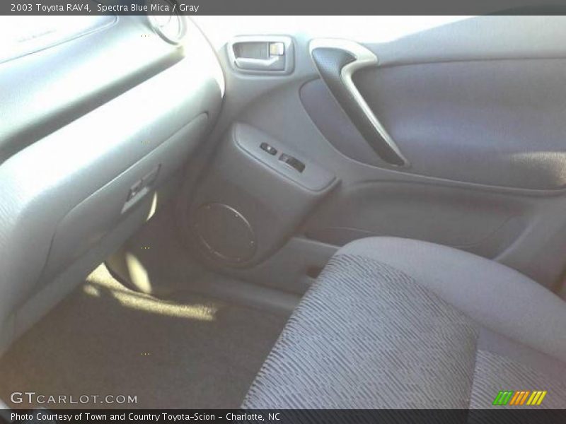 Spectra Blue Mica / Gray 2003 Toyota RAV4