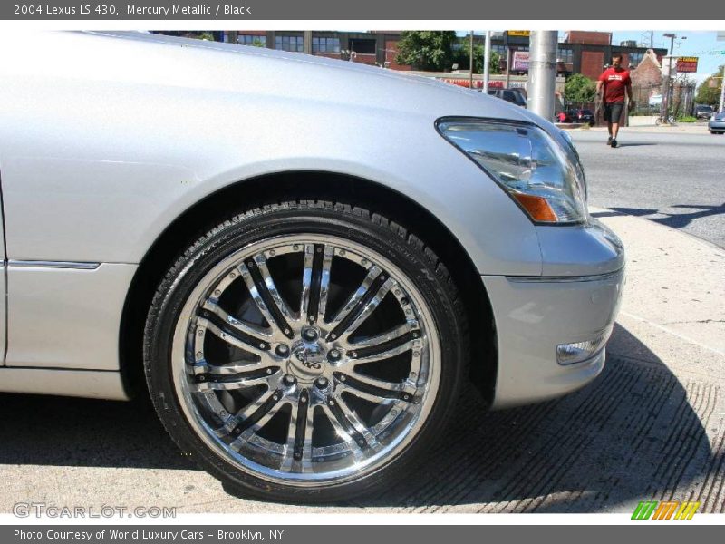 Mercury Metallic / Black 2004 Lexus LS 430
