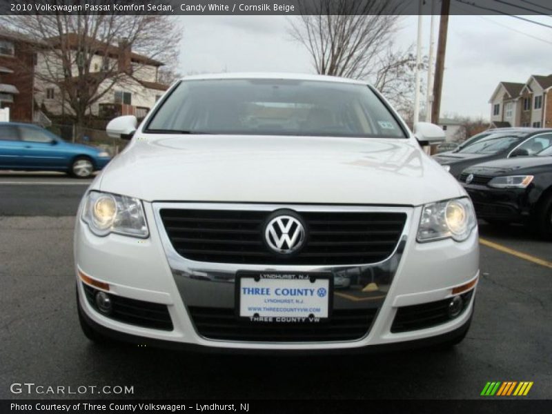 Candy White / Cornsilk Beige 2010 Volkswagen Passat Komfort Sedan