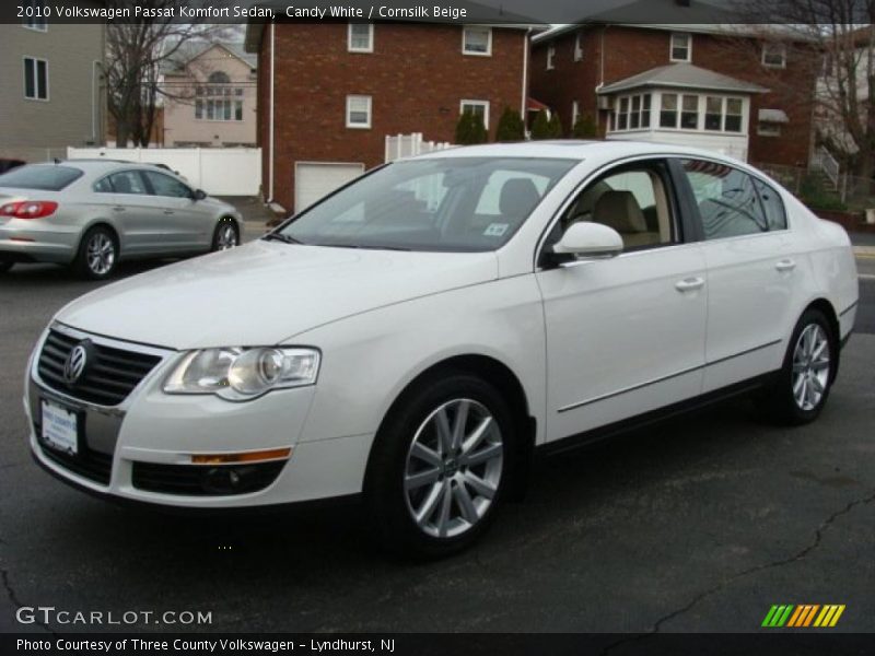 Candy White / Cornsilk Beige 2010 Volkswagen Passat Komfort Sedan