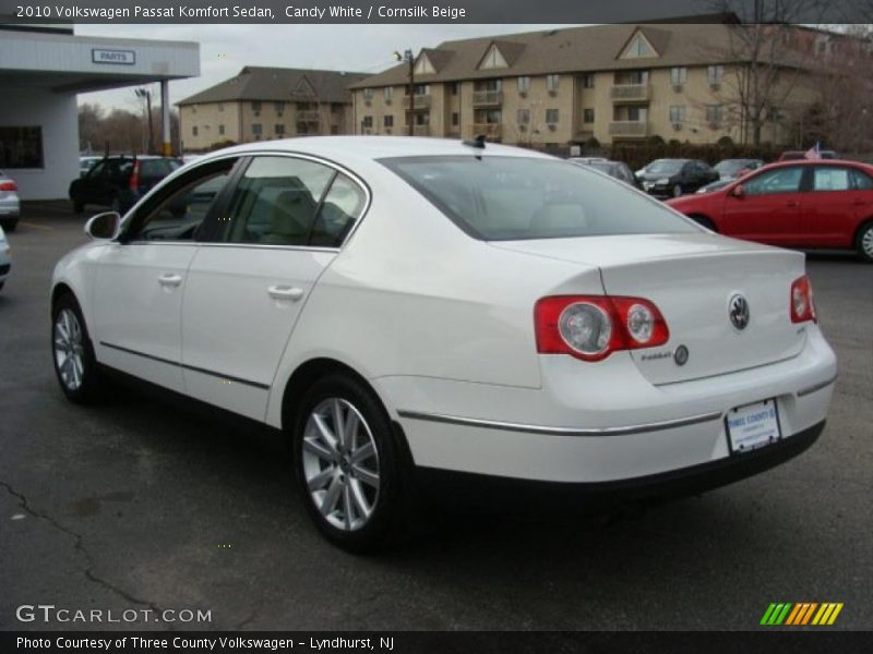 Candy White / Cornsilk Beige 2010 Volkswagen Passat Komfort Sedan