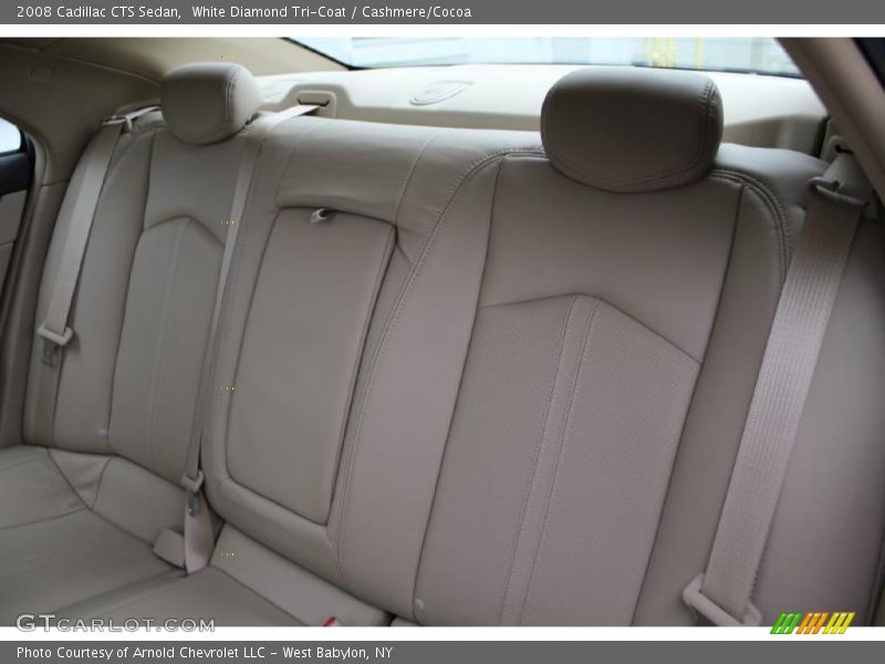 White Diamond Tri-Coat / Cashmere/Cocoa 2008 Cadillac CTS Sedan