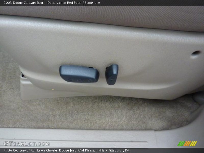 Deep Molten Red Pearl / Sandstone 2003 Dodge Caravan Sport