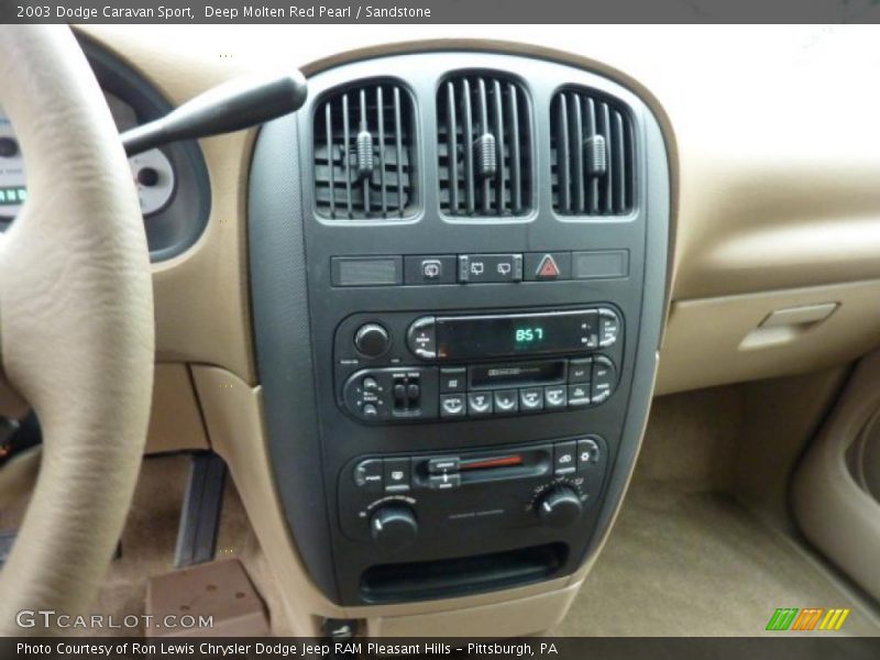 Controls of 2003 Caravan Sport