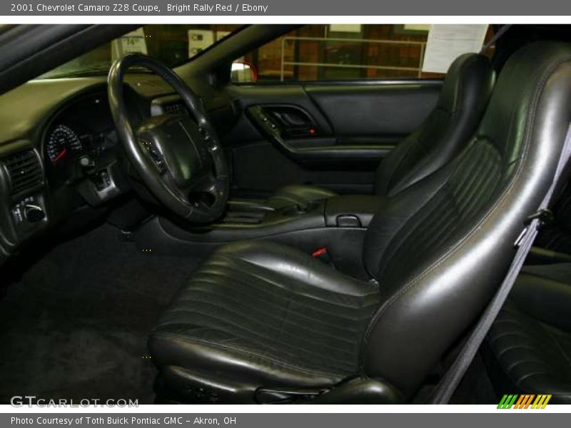  2001 Camaro Z28 Coupe Ebony Interior