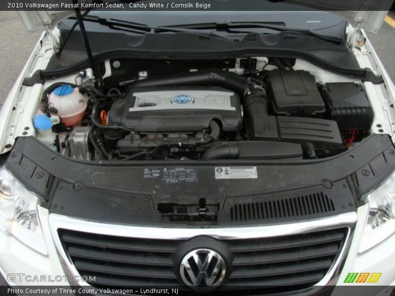  2010 Passat Komfort Sedan Engine - 2.0 Liter FSI Turbocharged DOHC 16-Valve 4 Cylinder