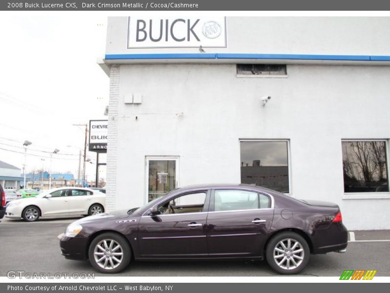 Dark Crimson Metallic / Cocoa/Cashmere 2008 Buick Lucerne CXS