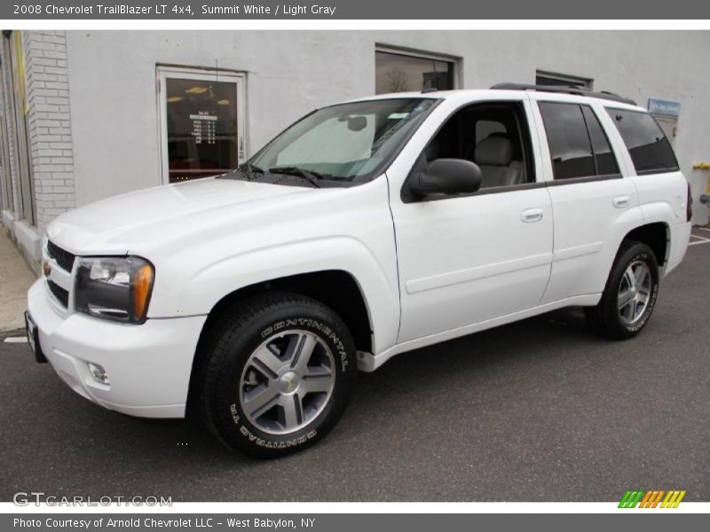 Summit White / Light Gray 2008 Chevrolet TrailBlazer LT 4x4