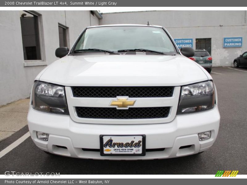 Summit White / Light Gray 2008 Chevrolet TrailBlazer LT 4x4