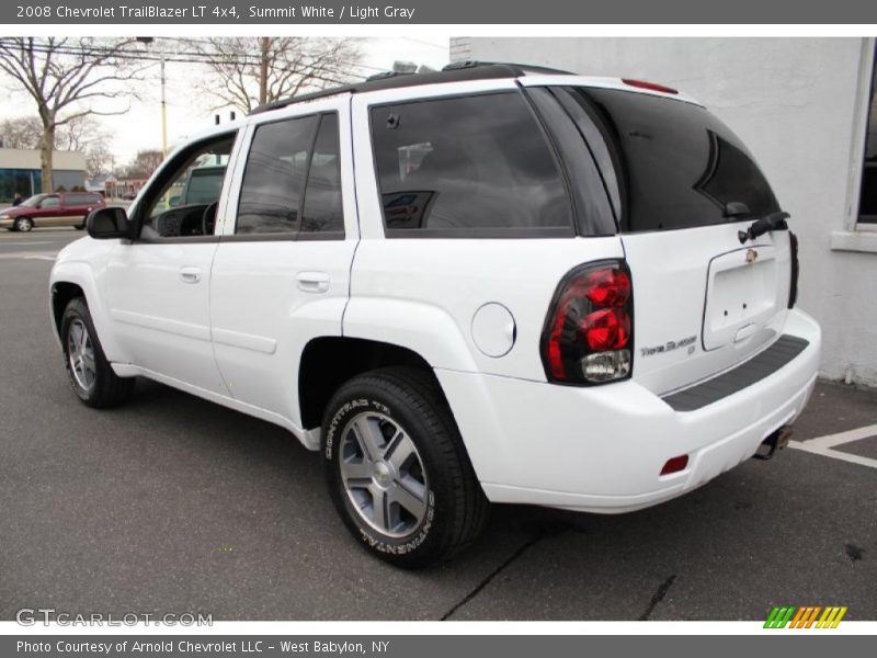 Summit White / Light Gray 2008 Chevrolet TrailBlazer LT 4x4