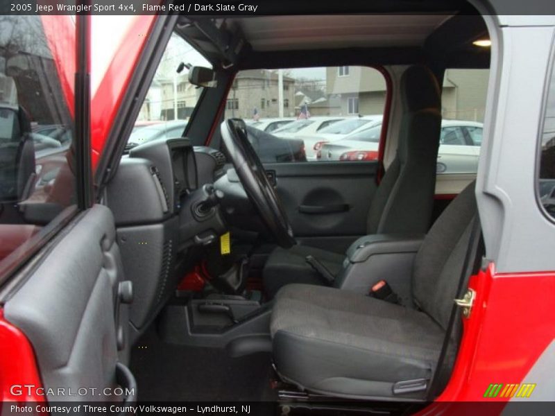 Flame Red / Dark Slate Gray 2005 Jeep Wrangler Sport 4x4
