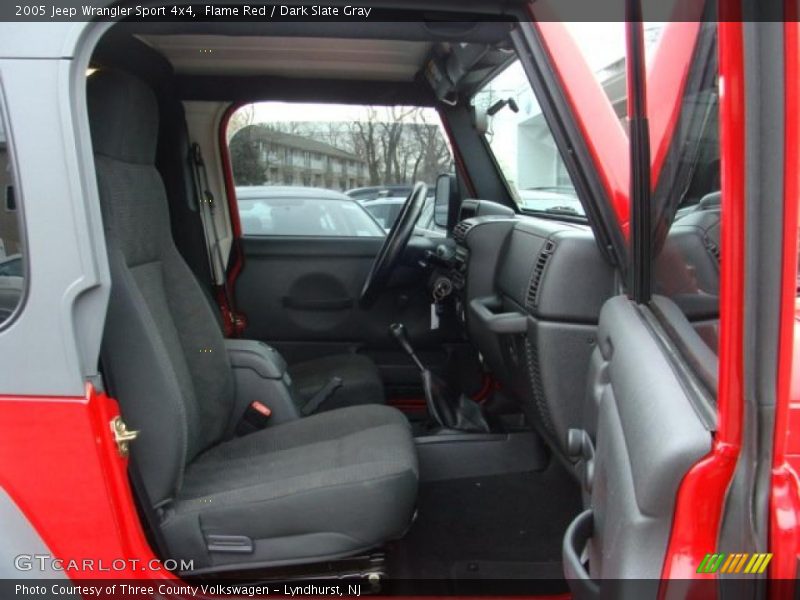 Flame Red / Dark Slate Gray 2005 Jeep Wrangler Sport 4x4