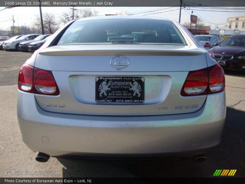 Mercury Silver Metallic / Ash Gray 2006 Lexus GS 300 AWD