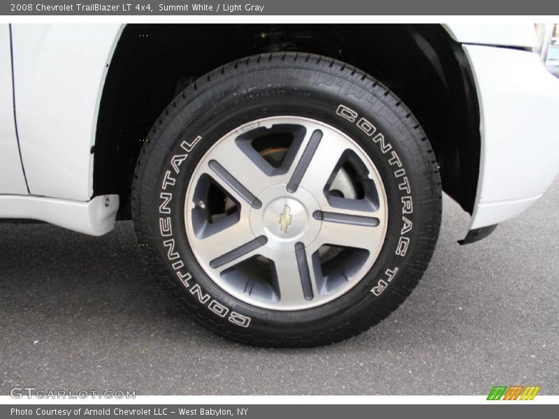 Summit White / Light Gray 2008 Chevrolet TrailBlazer LT 4x4
