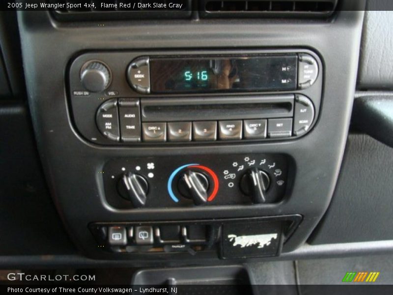 Flame Red / Dark Slate Gray 2005 Jeep Wrangler Sport 4x4