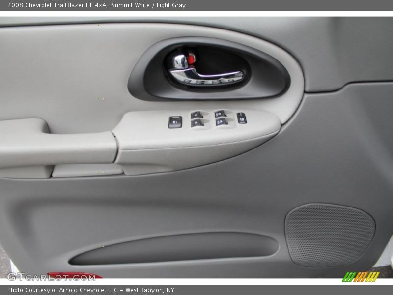 Summit White / Light Gray 2008 Chevrolet TrailBlazer LT 4x4