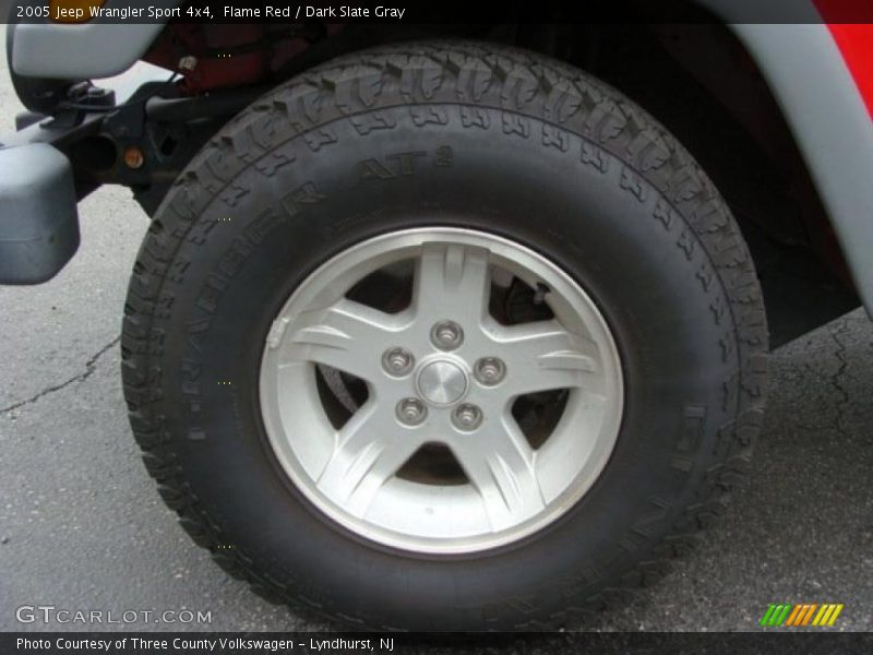 Flame Red / Dark Slate Gray 2005 Jeep Wrangler Sport 4x4