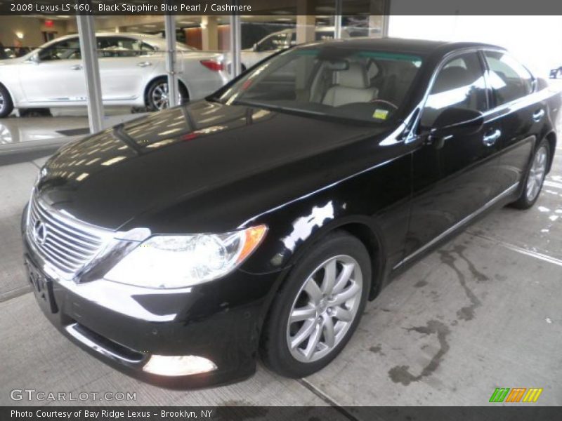 Black Sapphire Blue Pearl / Cashmere 2008 Lexus LS 460