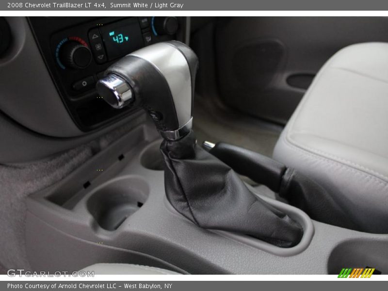 Summit White / Light Gray 2008 Chevrolet TrailBlazer LT 4x4